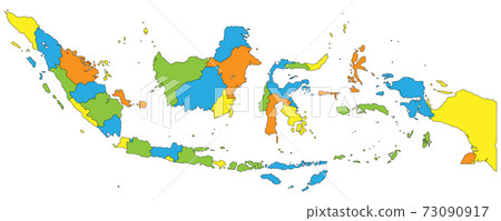 It is a map of Indonesia. It is a map of Indonesia. 73090917