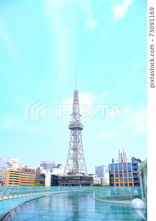 名古屋市,水上宇宙飛船和電視塔景觀 名古屋市,水上宇宙飛船和電視塔景觀 73091169