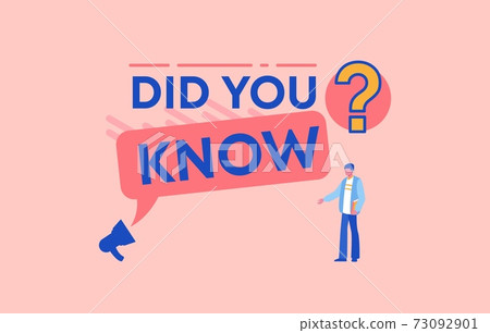 Did you know. Pink question with conversation and communication on solving issues necessary knowledge. Did you know. Pink question with conversation and communication on solving issues necessary knowledge. 73092901