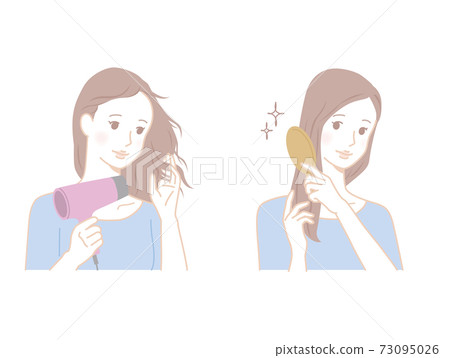 Woman_hair care_line圖 Woman_hair care_line圖 73095026