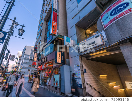 View of Tokyo cityscape of Japan, such as Roppongi Station on the Hibiya Line 73095146