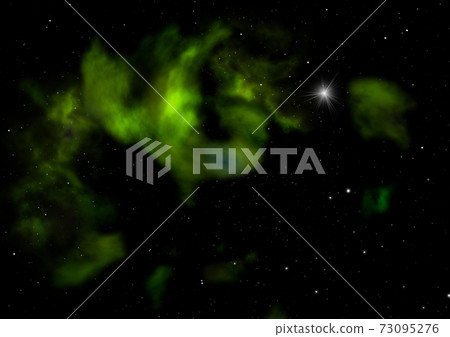 Far being shone nebula and star field. 3D rendering Far being shone nebula and star field. 3D rendering 73095276