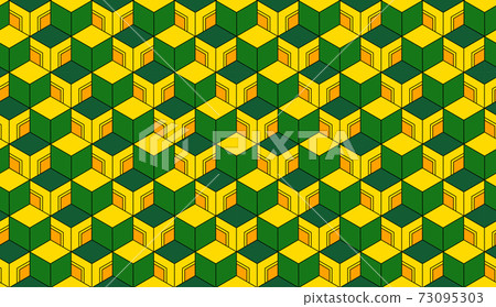 無縫圖案流行於魔鬼的日本傳統圖案<Kameko> 73095303