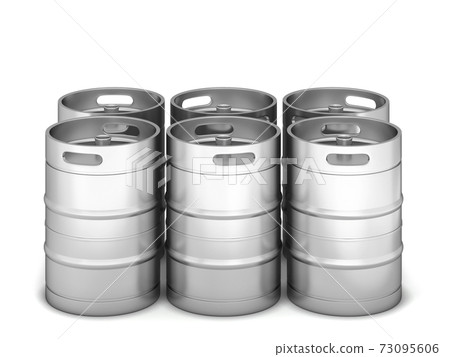 Download Metal Beer Keg Stock Illustration 73095606 Pixta