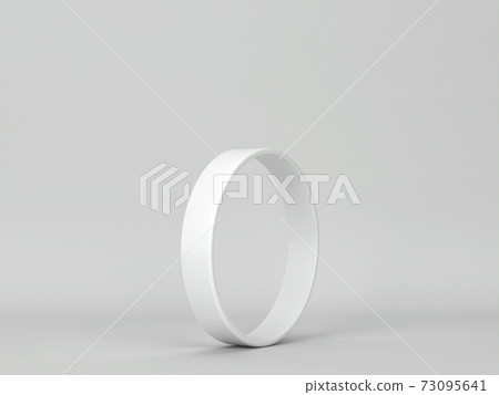 Blank rubber wristband mockup Blank rubber wristband mockup 73095641