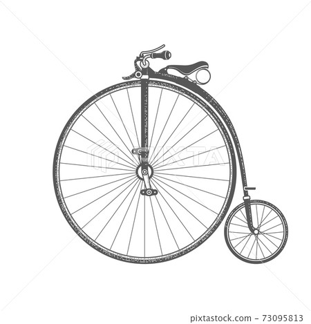 Old time bicycle cheap with big front wheel