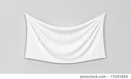 Blank cloth banner mockup Blank cloth banner mockup 73095869