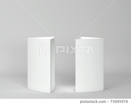 Blank triangle card mockup-插圖素材 [73095978] - PIXTA圖庫