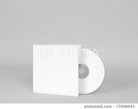 Blank compact cd with cover mockup 73096043