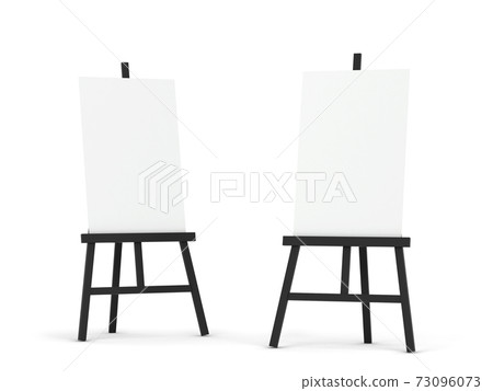 Blank easel mockup 73096073