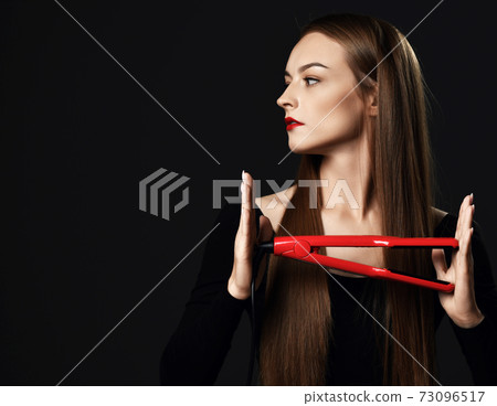 Woman young skilled professional with silky hair 73096517