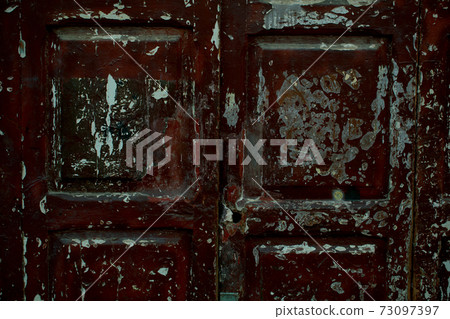 Background texture of an old wooden door Background texture of an old wooden door 73097397