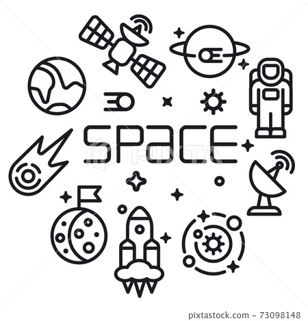 space icon space icon 73098148
