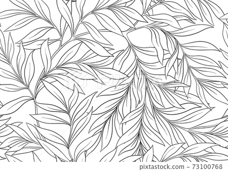 Floral Seamless pattern, background In art nouveau style Floral Seamless pattern, background In art nouveau style 73100768