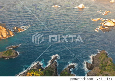 From the sky above the observatory at Cape Aiai 73102134