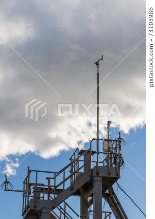 Tower with meteorological observation equipment Tower with meteorological observation equipment 73103986