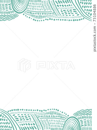 Hand drawn background frame 03 - Stock Illustration [73104886] - PIXTA