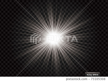 集中線矢量素材，具有震撼，驚喜和速度 73105308