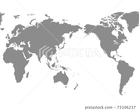 World map silhouette 73106237