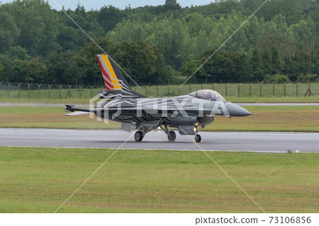 Belgian Air Force F-16AM Display Team Taxiing Belgian Air Force F-16AM Display Team Taxiing 73106856