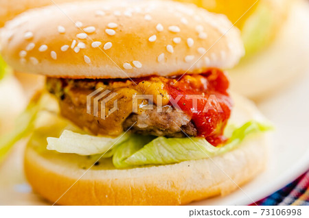 Handmade hamburger honey mustard Handmade hamburger honey mustard 73106998