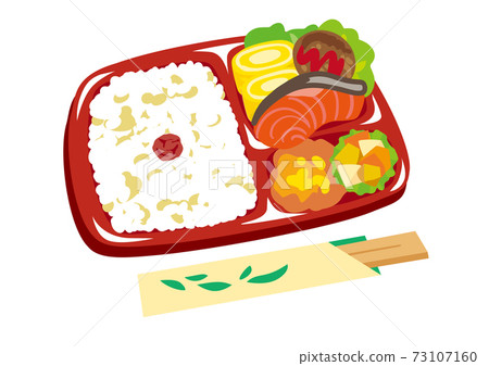 Vettoriale Stock Vector illustrations of Bento Japanese lunch box