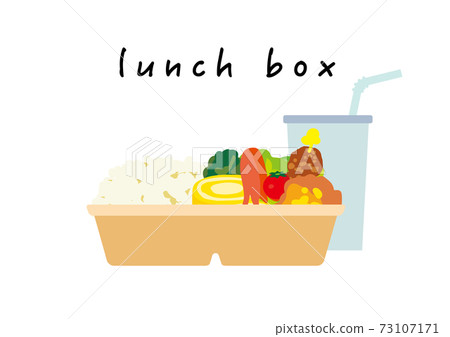 Lunch box (lunch box) illustration Lunch box (lunch box) illustration 73107171