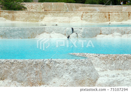Sichuan Province, China Trapezoid Steps in Huanglong Scenic Area Sichuan Province, China Trapezoid Steps in Huanglong Scenic Area 73107294