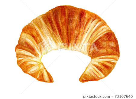 Croissant 02 (colored pencil drawing) Croissant 02 (colored pencil drawing) 73107640