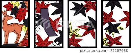 Hanafuda _十月/秋葉落 Hanafuda _十月/秋葉落 73107688