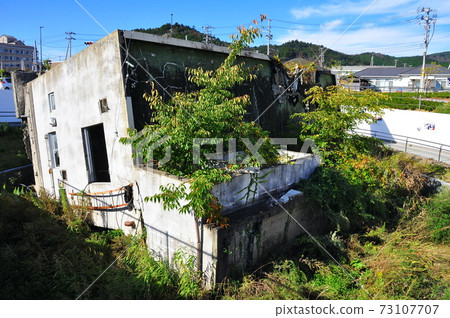 Onagawa Town Great East Japan Earthquake Remains Former Onagawa Police Box 73107707