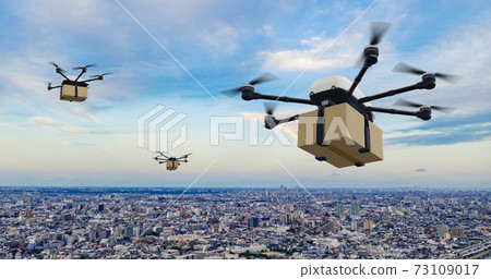 Drone delivery image Drone delivery service 73109017
