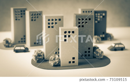Various real estate buildings in business districts High-rise condominiums Various real estate buildings in business districts High-rise condominiums 73109515