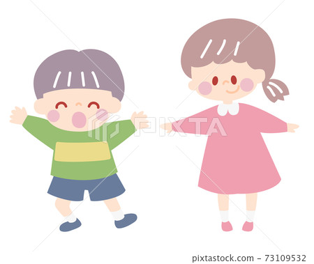 Children _ happy _ good friend set 73109532