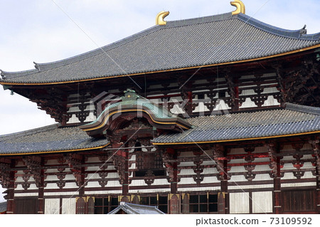 Great Buddha Hall at Todaiji Temple in Nara Great Buddha Hall at Todaiji Temple in Nara 73109592