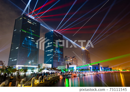[Kaohsiung Harbor Night View of Taiwan Kaohsiung Harbor Ocean Pop Music Center] 73111545