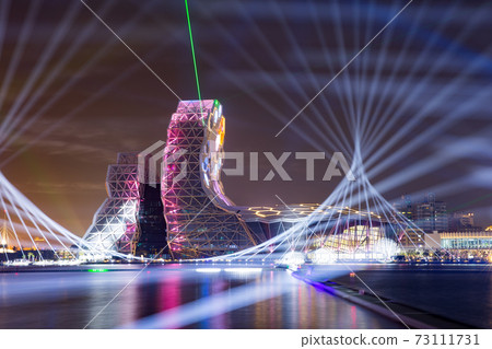 【臺灣高雄港海洋流行音樂中心夜景Kaohsiung Harbor Night View 】 【臺灣高雄港海洋流行音樂中心夜景Kaohsiung Harbor Night View 】 73111731