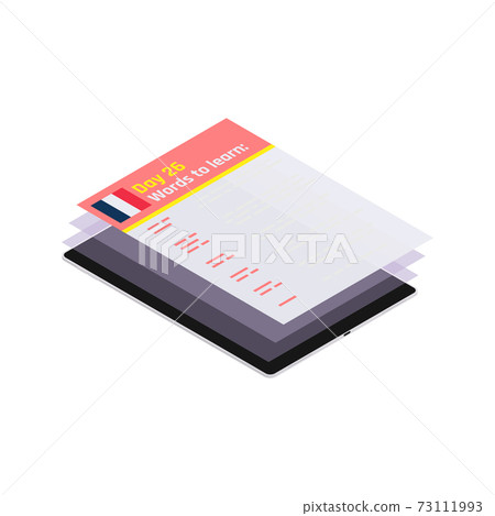 Isometric Language Learning Concept 73111993