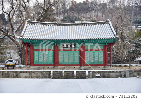 全州香橋大橋下雪的冬天的景色 全州香橋大橋下雪的冬天的景色 73112202