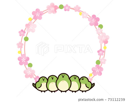 春季和Uguisu圓框 春季和Uguisu圓框 73112239