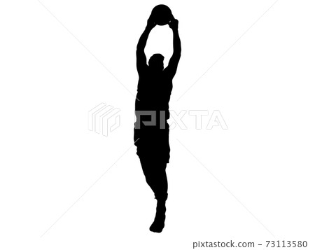 Basketball silhouette_shoot_5 73113580