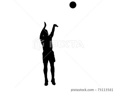 Basketball silhouette_shoot_6 73113581