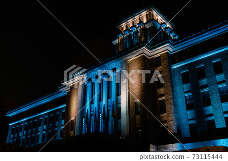 Illumination of Kanagawa Prefectural Office (Yokohama Three Towers King Tower) Illumination of Kanagawa Prefectural Office (Yokohama Three Towers King Tower) 73115444