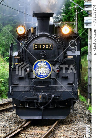 Going on Kinugawa Road ... Steam locomotive [C11-207] 73115774