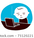 Personal computer man person silent 73120221
