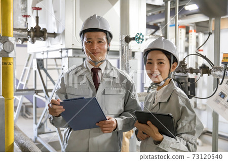 Education OJT to teach workers who perform equipment maintenance at factory facilities 73120540
