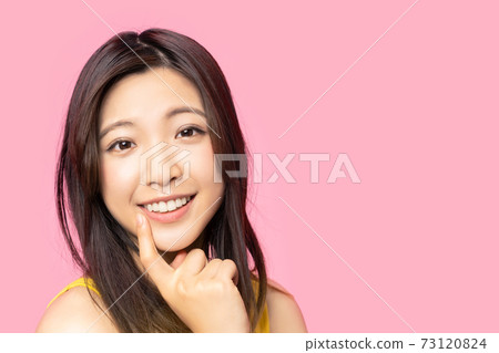 Female dental care image White teeth oral care Female dental care image White teeth oral care 73120824