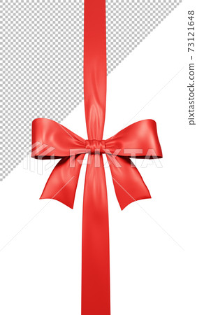 Shiny Red Silk Ribbon Rook 73121648