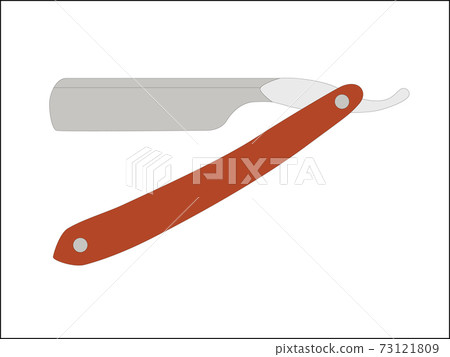 Straight razor icon. Barber symbol silhouette isolated on white background. Vector illustration for Website page and mobile app design. Straight razor icon. Barber symbol silhouette isolated on white background. Vector illustration for Website page and mobile app design. 73121809