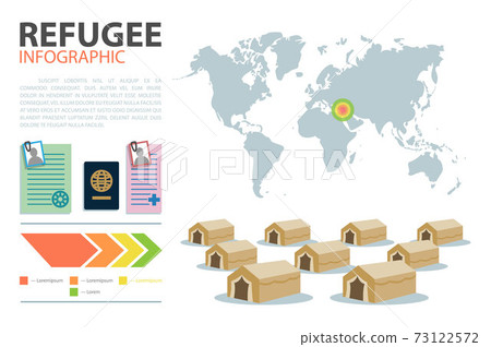 World map. Geographical infographic. Immigration routes infographic template. World map. Geographical infographic. Immigration routes infographic template. 73122572